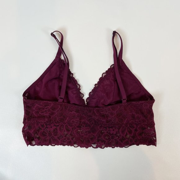 NWOT Victoria's Secret Bralette S Red Lace - Picture 2 of 8